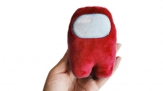 Small red Among Us plush