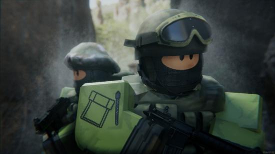 Counter Blox codes - Two men wearing holding guns wearing balaclava