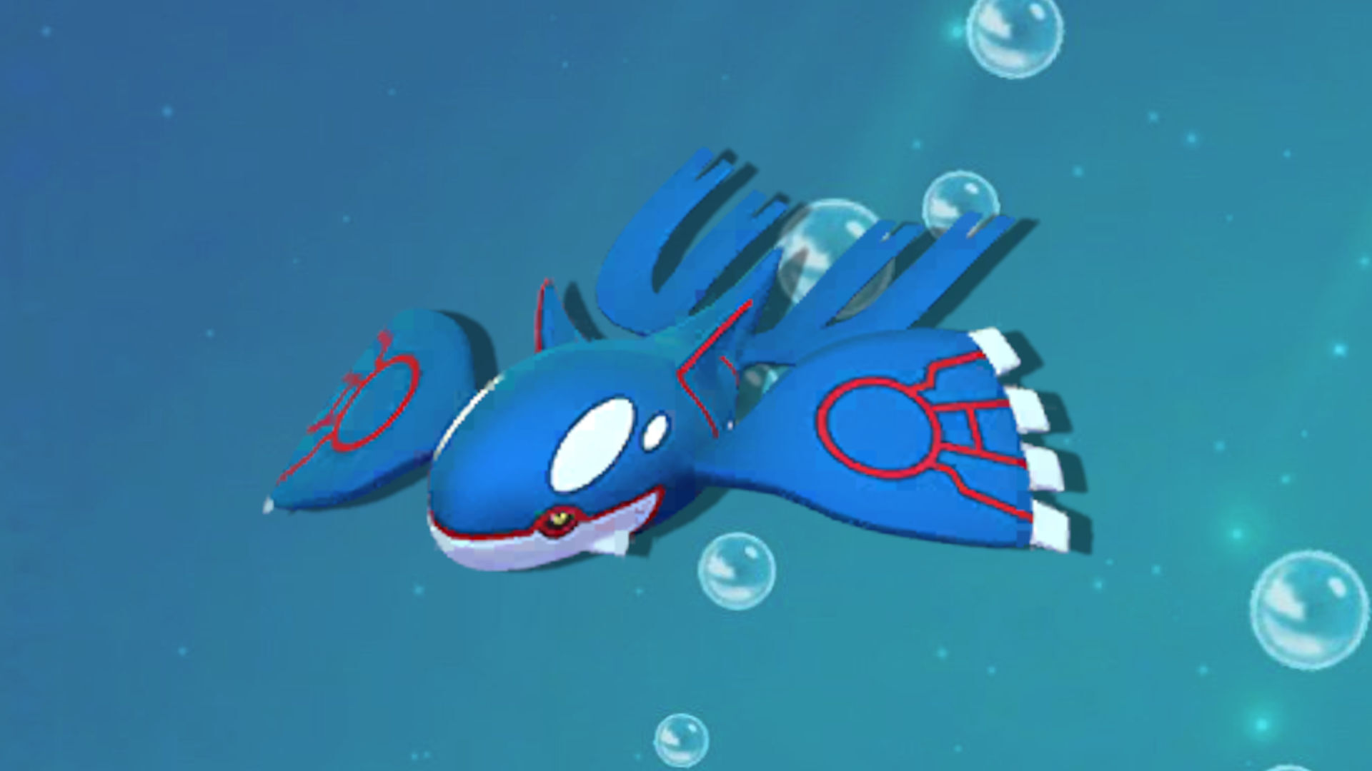 Pokémon Go's Kyogre under the sea