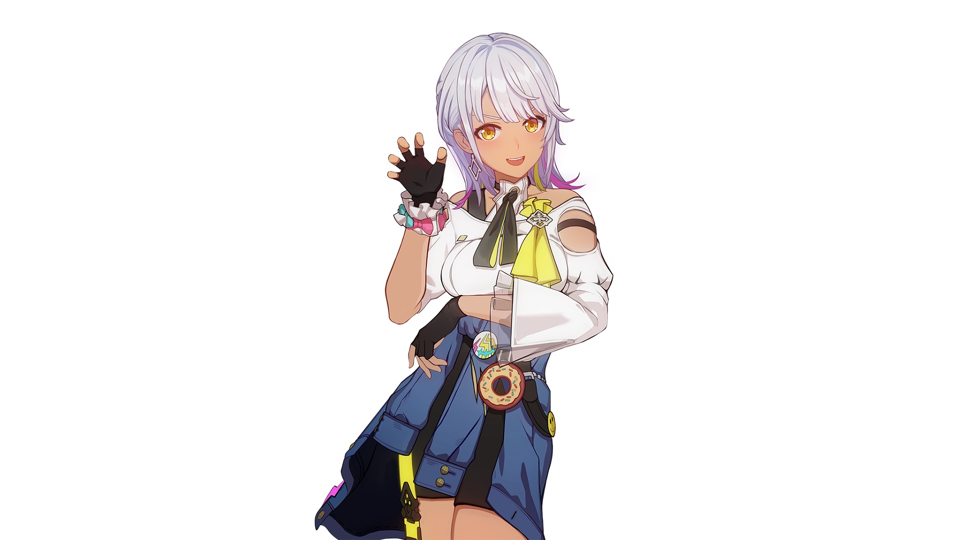 Honkai Impact's Carole Pepper against a white background