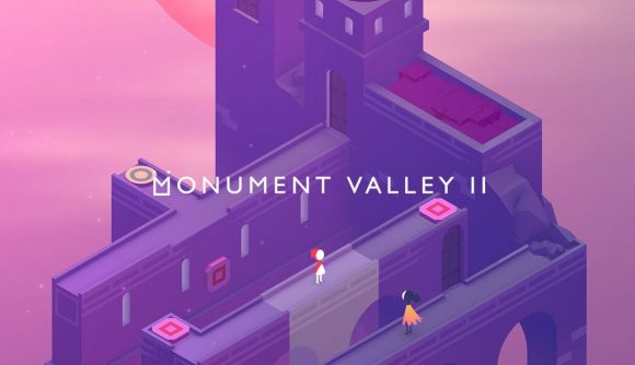 Cover art for Monument Valley 2, one of the narrative driven casual games on Apple Arcade