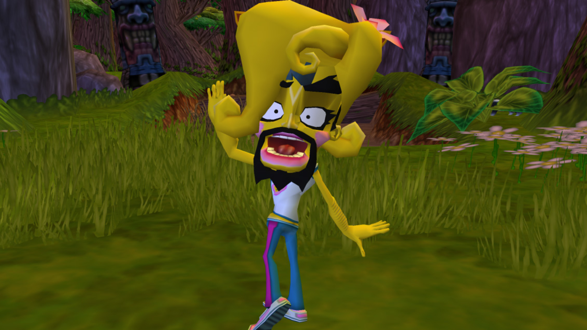 Cortex dressed as Coco