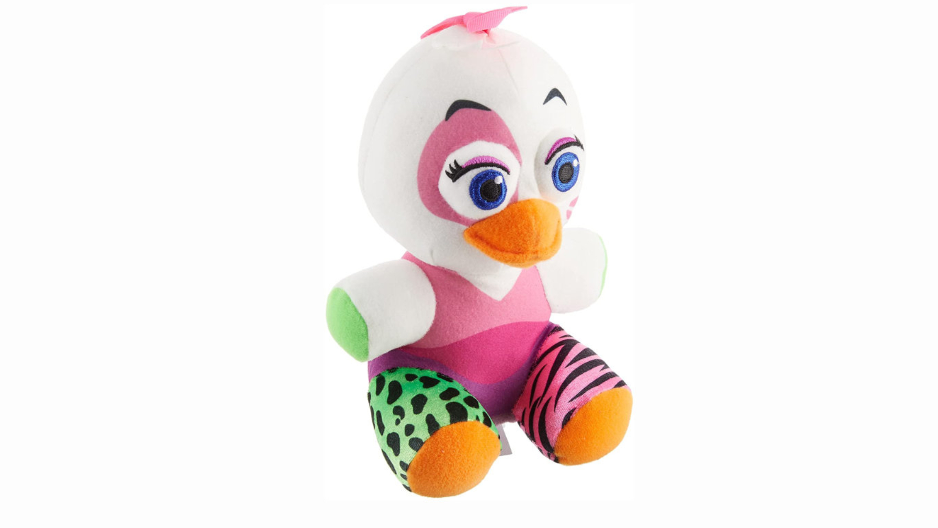 Glamrock Chica plush with pink eye makeup