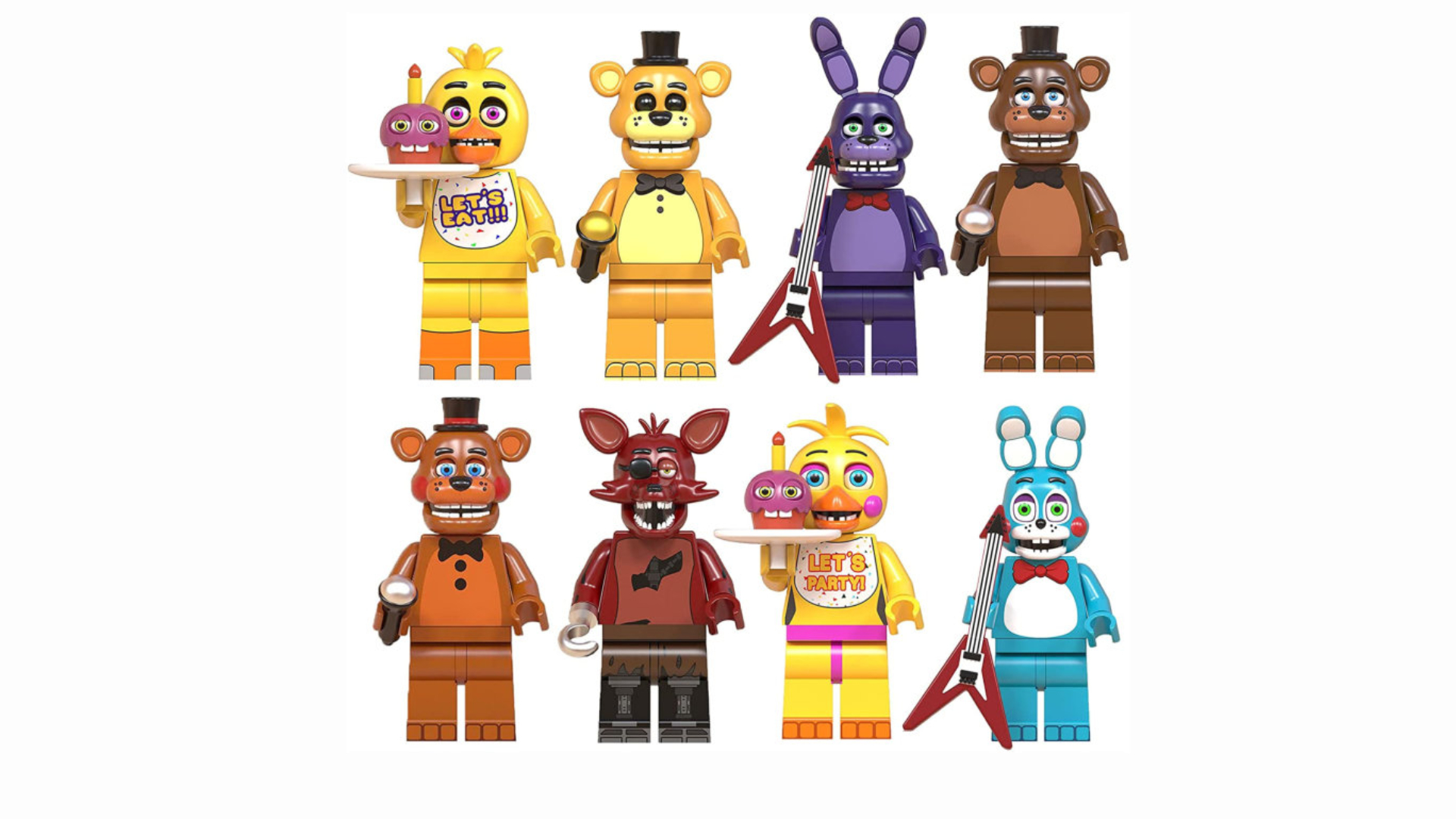 FNAF toys eight piece