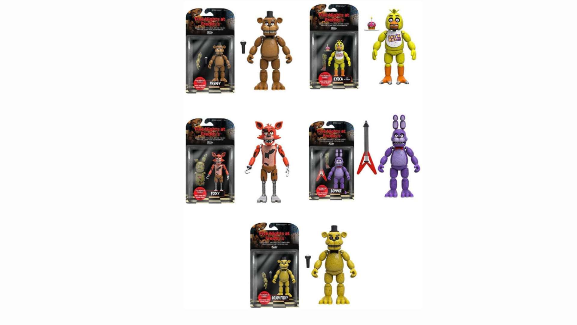 FNAF toys season one figures