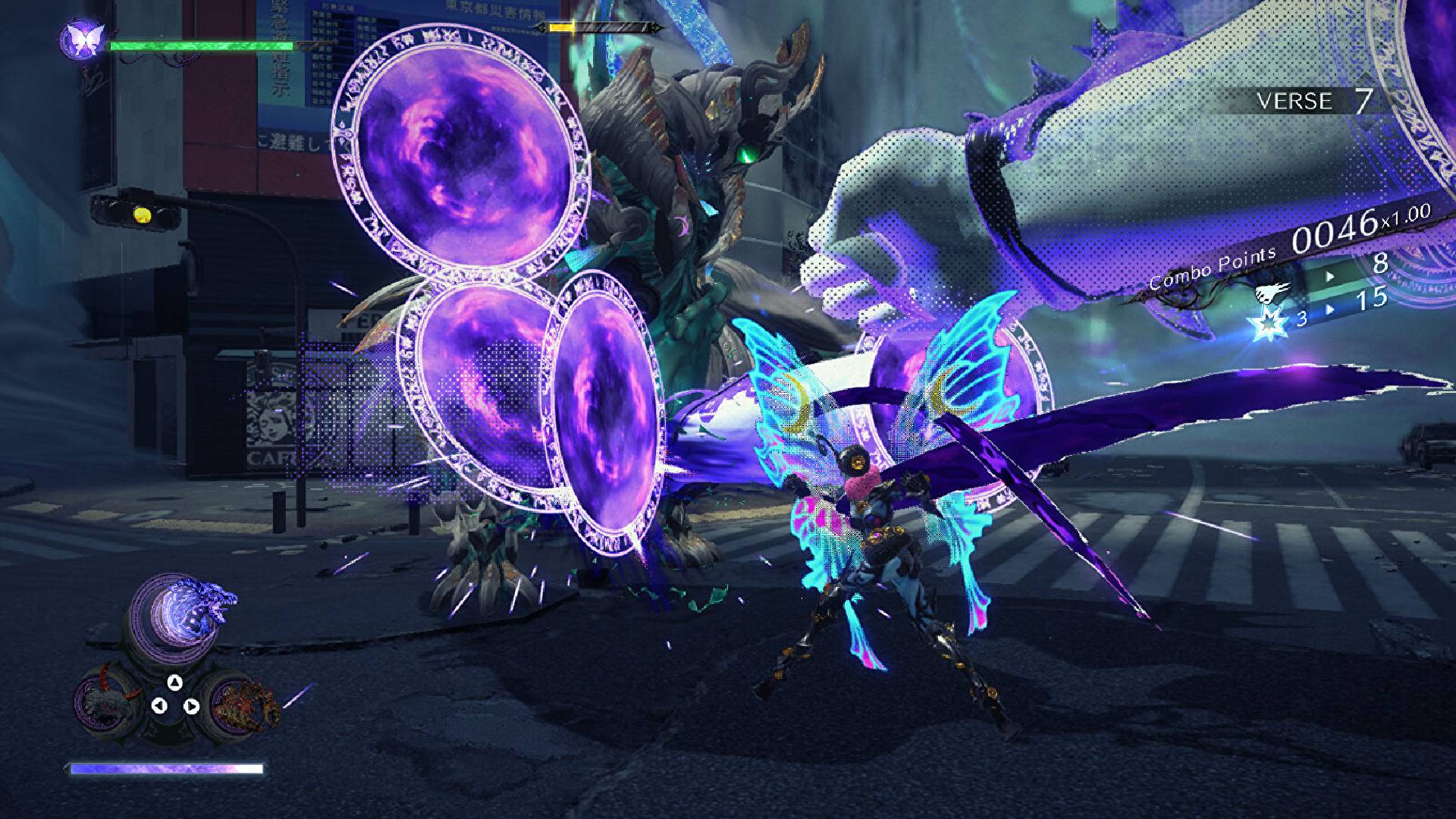 Best Nintendo Switch games: Bayonetta attacks a giant hand 