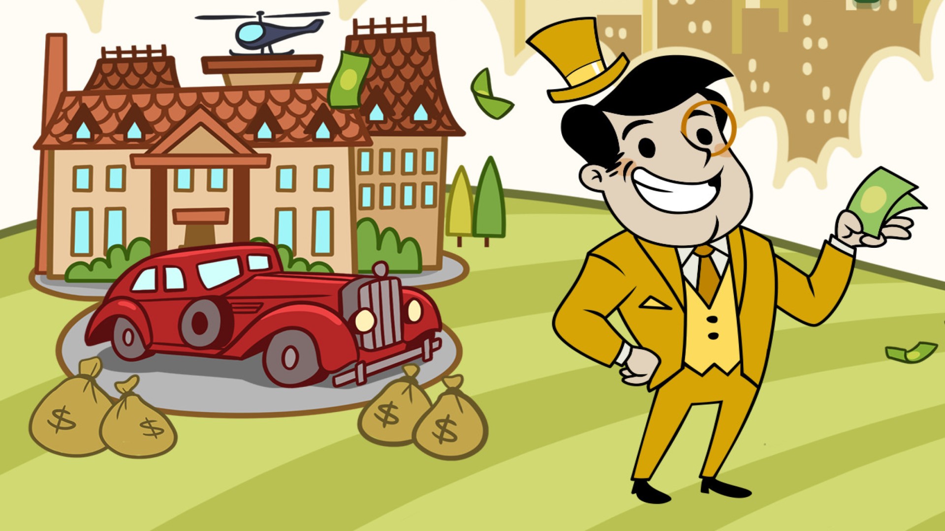 Best idle games: AdVenture Capitalist.