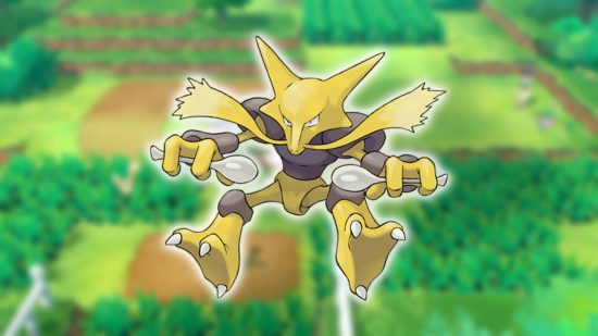 best gen 1 Pokemon: key art shows the Pokemon Alakazam