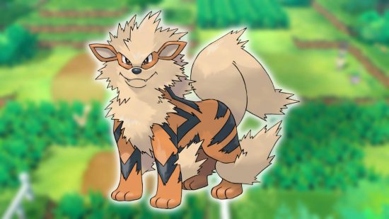 best gen 1 Pokemon: key art shows the Pokemon Arcanine