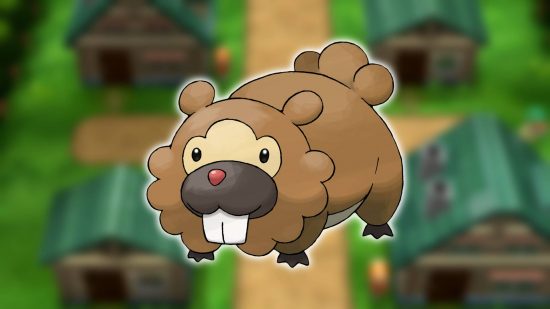 Generation 4 Pokemon: Key art shows the Pokemon Bidoof