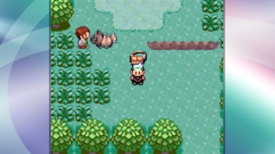 Best Pokémon games - a screenshot of Pokémon Emerald gameplay