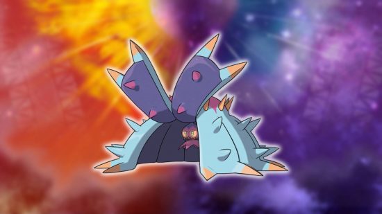 Gen 7 Pokemon: ket art shows the Pokemon Toxapex