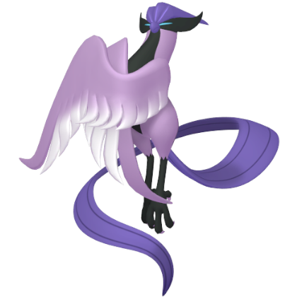 Pokédex - a Galarian Articuno against a white background