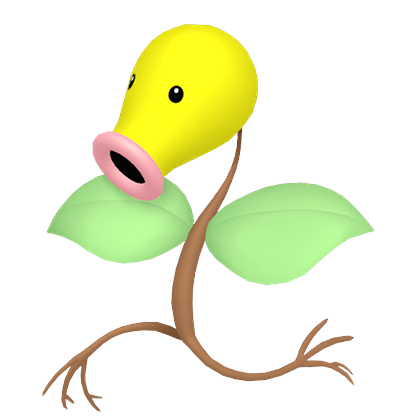 Pokédex - a Bellsprout against a white background