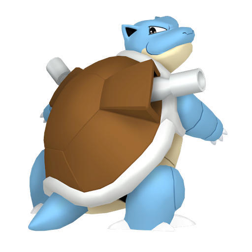 Pokédex - a Blastoise against a white background