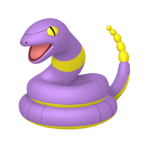 Pokédex - an Ekans against a white background