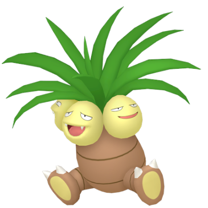 Pokédex - a Exeggutor against a white background