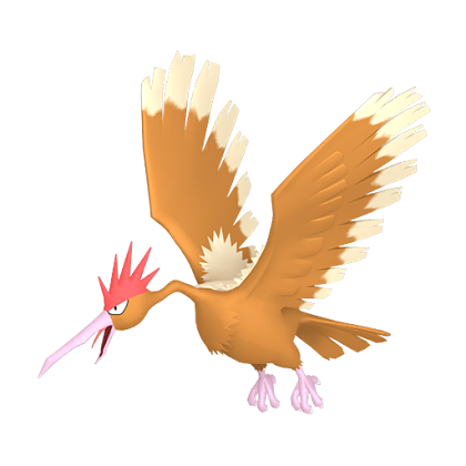 Pokédex - a Fearow against a white background