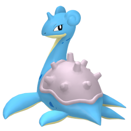 Pokédex - a Lapras against a white background