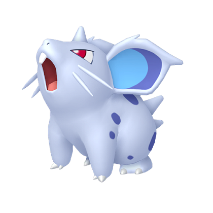 Pokédex - a Nidoran against a white background