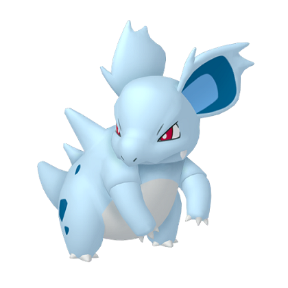 Pokédex - a Nidorina against a white background