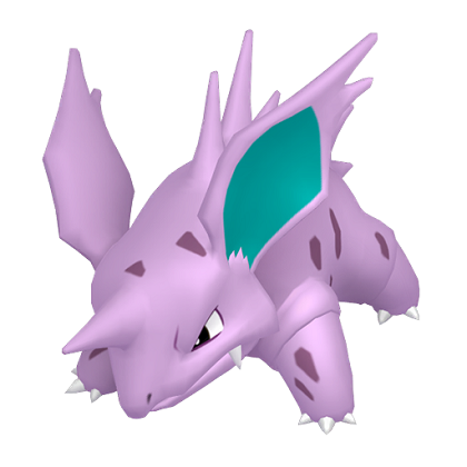 Pokédex - a Nidorino against a white background