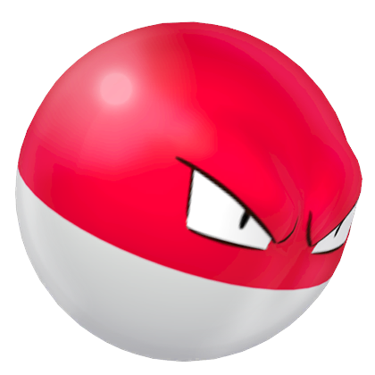 Pokédex - a Voltorb against a white background