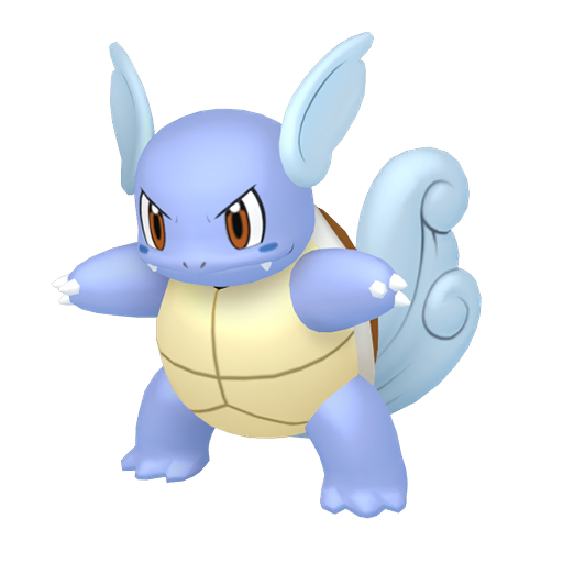 Pokédex - a Wartortle against a white background