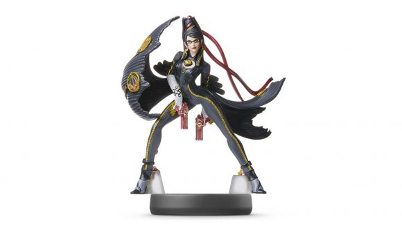 Bayonetta figures: a product shot shows an amiibo version of Bayonetta