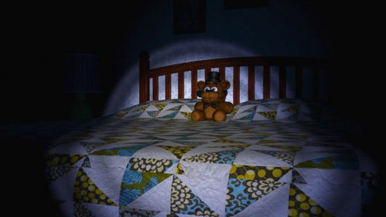 FNAF games - a screenshot from FNAF 4