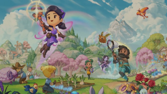 fae far m characters flying around their farm