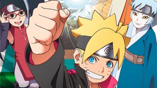 Naruto games - key art for Ultimate Ninja Storm 4 showing Naruto raising his fist