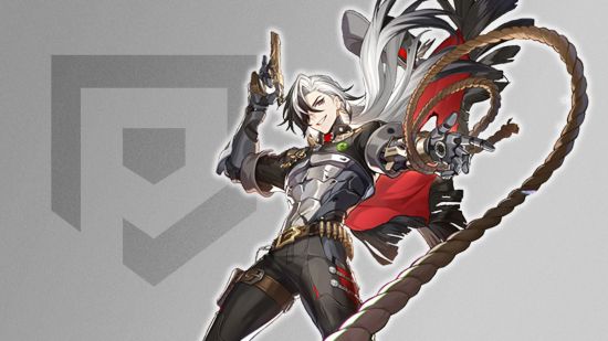 Honkai Star Rail tier list - Boothill's official splash art on a grey background