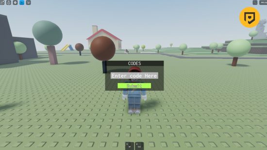 Untitled FNF Animations codes: A screenshot of the codes redemption screen in the Roblox game, with a circular PT logo in the top right corner