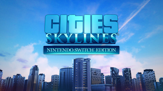 City builder games: The key art for Cities Skylines Switch edition