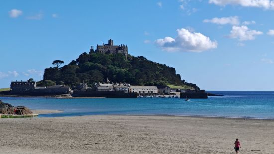 Camera example for Honor 200 Pro review showing a zoomed in image of an island just off the coast