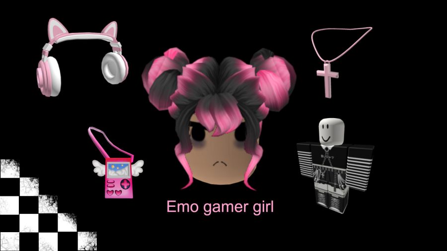 Roblox emo gamer girl outfit