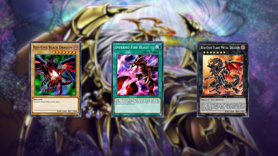 Custom image of Red-eyes cards 